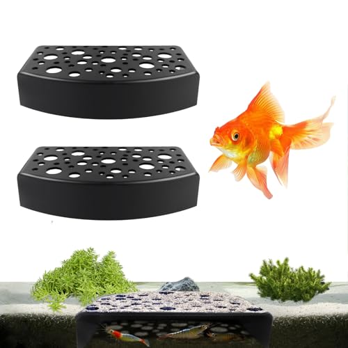 Fuyaha Garnelenhöhle für Aquarium, 2 Stück Garnelen-Rassen-Höhle, Fischtunnel für Aquariumhöhle (schwarz) von CENELO