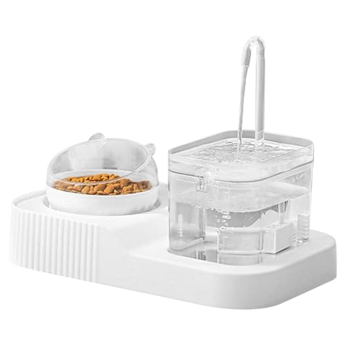 CENMOO Futternapf-Set für Haustiere mit Futterspender für Katzen | 2-in-1 Katzenfutterschale | Automatischer Wasserspender für Katzen mit großer Kapazität für große Hunde CENMOO Futternapf-Set für Haustiere mit Futterspender für Katzen | 2-in-1 Katzenfutterschale | Automatischer Wasserspender für Katzen mit großer Kapazität für große Hunde von CENMOO