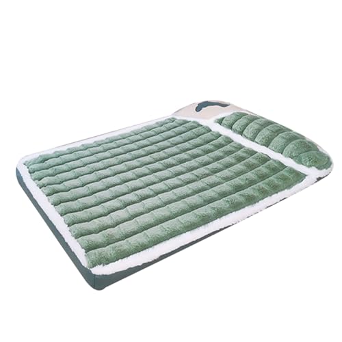 CENMOO Hundebett, waschbare Matte für Hundekäfig mit rutschfester Unterseite, Hundekissen mit weichem Kissen für kleine Rassen, für Hunde, die bequem schlafen CENMOO Hundebett, waschbare Matte für Hundekäfig mit rutschfester Unterseite, Hundekissen mit weichem Kissen für kleine Rassen, für Hunde, die bequem schlafen von CENMOO