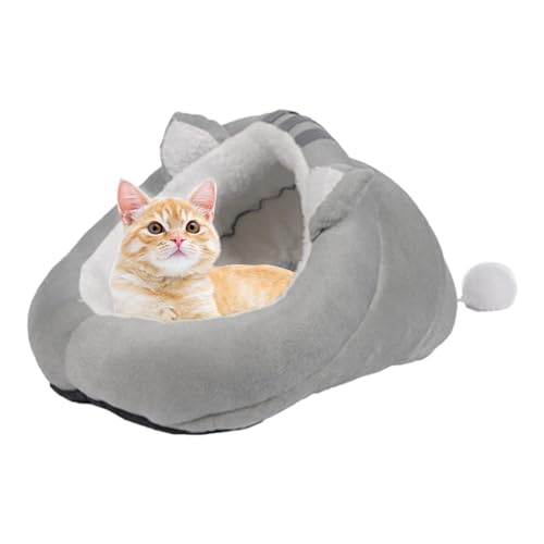 CENMOO Katzenhaus, Katzenhaus, Haustierbett, Nest, Schlafhaus für Hunde und Katzen, halbgeschlossen, weicher Innenbereich, für kleine und mittelgroße Katzen, Welpen CENMOO Katzenhaus, Katzenhaus, Haustierbett, Nest, Schlafhaus für Hunde und Katzen, halbgeschlossen, weicher Innenbereich, für kleine und mittelgroße Katzen, Welpen von CENMOO