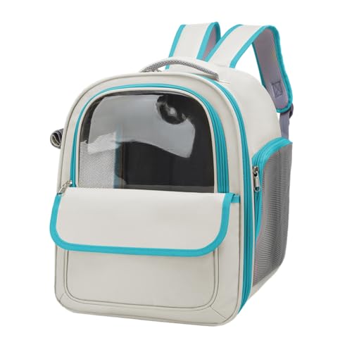 Haustier-Tragerucksack, leichter Katzenrucksack, bequeme Haustier-Reisetasche, belüftete Blasen-Haustiertasche, Haustier-Tragetasche, Hundetragetasche, Hundetragetasche für Reisen, Wandern und von CENMOO