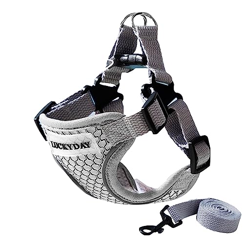 Hundegeschirr, Reflektierendes Taktisches Hundegeschirr, Sommer-No-Pull-Welpenweste Mit Leinenschnalle, 3D-Mesh-Frontclip-Weste, Welpengeschirr, Hundegeschirr Für Hunde Hundegeschirr, Reflektierendes Taktisches Hundegeschirr, Sommer-No-Pull-Welpenweste Mit Leinenschnalle, 3D-Mesh-Frontclip-Weste, Welpengeschirr, Hundegeschirr Für Hunde von CENMOO