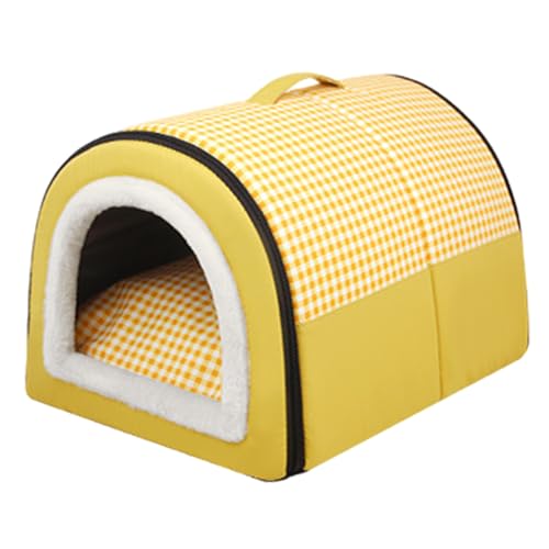 Hundehüttenbett, Halbgeschlossenes Haustierversteck Für Kätzchen, Langlebiges, Wasserdichtes Hundehüttenbett Mit Oxford-Stoffmaterial, Nachhaltiges Hundehüttenbett, Verformungsfreies Katzenhüttenzelt Hundehüttenbett, Halbgeschlossenes Haustierversteck Für Kätzchen, Langlebiges, Wasserdichtes Hundehüttenbett Mit Oxford-Stoffmaterial, Nachhaltiges Hundehüttenbett, Verformungsfreies Katzenhüttenzelt von CENMOO