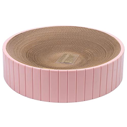 Kratzunterlage Rund Geformter Katzenkratzer Wellpapier Katzenkarton Kratzpads Reversible Pet Scratcher Soft Cat Cardboard Scratcher Kratzbrett für Katzen Hunde Grind Claws Kratzunterlage Rund Geformter Katzenkratzer Wellpapier Katzenkarton Kratzpads Reversible Pet Scratcher Soft Cat Cardboard Scratcher Kratzbrett für Katzen Hunde Grind Claws von CENMOO