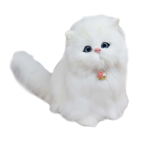 Plüsch-Kätzchen-Spielzeug, Plüschtier mit Sound, Katzenspielzeug, realistisches Katzenstatuen-Spielzeug, niedlicher Katzenschreibtisch-Ornament Plüsch-Kätzchen-Spielzeug, Plüschtier mit Sound, Katzenspielzeug, realistisches Katzenstatuen-Spielzeug, niedlicher Katzenschreibtisch-Ornament von CENMOO