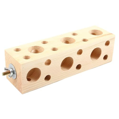 Vogelfutterspielzeug, Futtersuche Spielzeug Vögel, Futtersuche Zahnen Holz Kauspielzeug, Multifunktionales Lustiges Trainingsspielzeug, Vogel Holzblock Spielzeug, Einfache Installation Tabletop Puzzle Vogelfutterspielzeug, Futtersuche Spielzeug Vögel, Futtersuche Zahnen Holz Kauspielzeug, Multifunktionales Lustiges Trainingsspielzeug, Vogel Holzblock Spielzeug, Einfache Installation Tabletop Puzzle von CENMOO