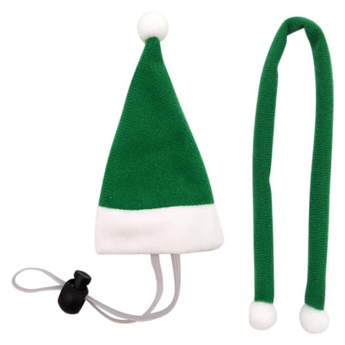 Weihnachtshut für Haustiere, Huhn, Schal, verstellbare Katzen-Weihnachtsmütze mit Schal, Haustier-Weihnachtskleidung für Cosplay, Verkleidung, Urlaub, Haustierkostüme für kleine Hunde und Katzen Weihnachtshut für Haustiere, Huhn, Schal, verstellbare Katzen-Weihnachtsmütze mit Schal, Haustier-Weihnachtskleidung für Cosplay, Verkleidung, Urlaub, Haustierkostüme für kleine Hunde und Katzen von CENMOO