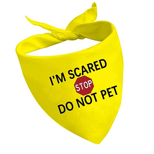 1 Stück I'm Scared Dot Not Pet Nervous Dog Lead Shy Rescue Dog Gift Nervous Shy Dog Gift (I'm Scared Dot D2) von CENWA