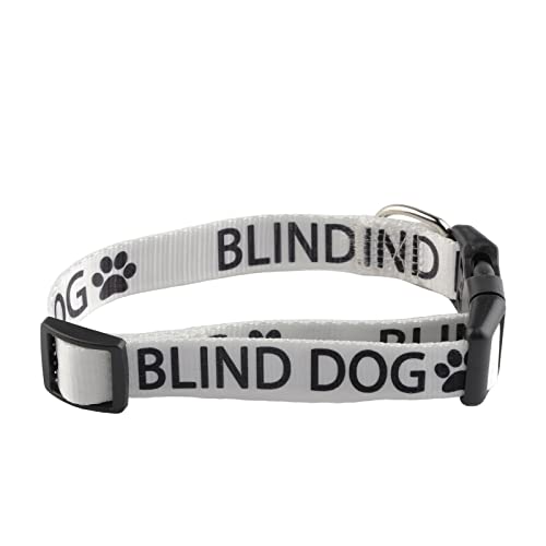 Blind Hundehalsband Blind Hunde Warnungen Blind Hunde Besondere Bedürfnisse Hund Verstellbares Hundehalsband (Blind Hundehalsband) von CENWA