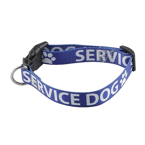 CENWA Service Dog Collar Working Dog Collar Adjustable Pet Collar (Service Dog) von CENWA