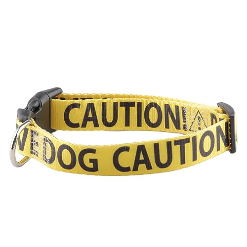 Hund Reactive Alert Caution Dog Reactive Dog Collar Reactive Dog Gift (Caution Reactive dog EU) von CENWA
