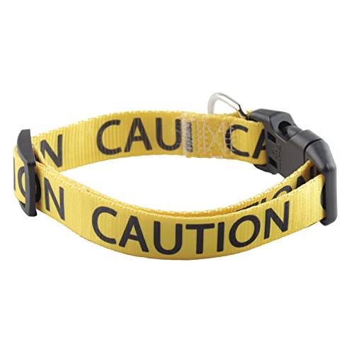 Hundehalsband mit Aufschrift "Do Not Pet/Caution", Aufschrift "Stay Away" von CENWA