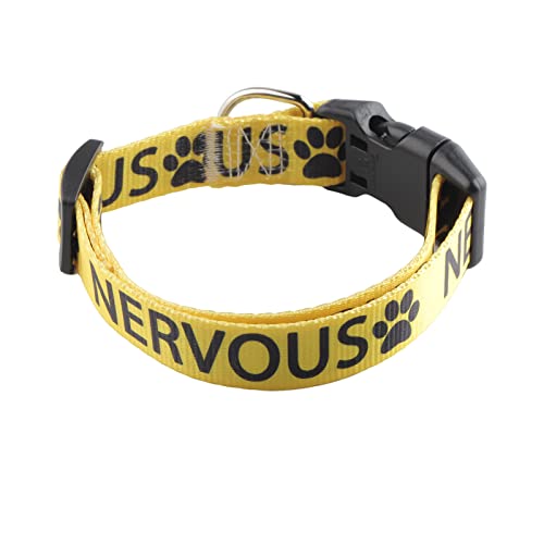 Nervous/Anxious Hundehalsband Arbeitshundehalsband Verstellbares Haustier Halsband (Nervenhalsband) von CENWA