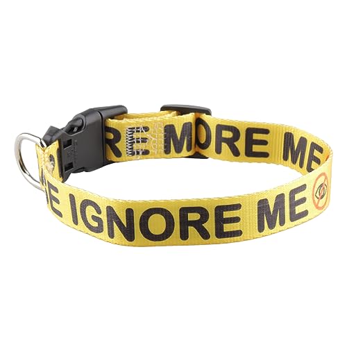 Please Ignore Me Hundehalsband Arbeitshundehalsband, verstellbares Haustierhalsband (bitte ignorieren Sie mich Halsband) von CENWA