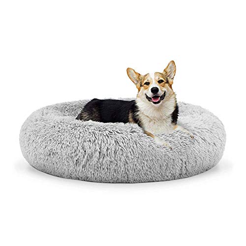 CENY Plüsch-Hundebett, waschbar, für kleine, mittelgroße und große Hunde, warm, beruhigendes Sofa, weiches Kissen von CENY