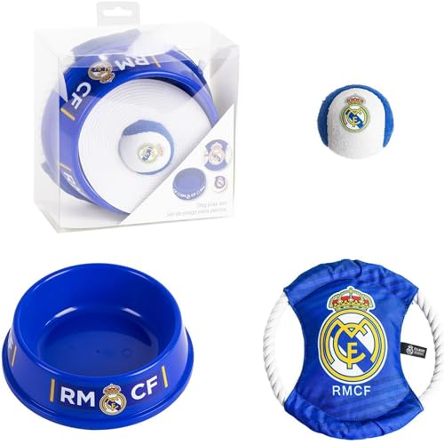 CERDÁ LIFE'S LITTLE MOMENTS Real Madrid Set für Haustiere, offizielles Haustierzubehör-Set, inklusive Spielzeug, Futternapf und Platte CERDÁ LIFE'S LITTLE MOMENTS Real Madrid Set für Haustiere, offizielles Haustierzubehör-Set, inklusive Spielzeug, Futternapf und Platte von CERDÁ LIFE'S LITTLE MOMENTS