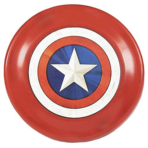 CERDÁ LIFE'S LITTLE MOMENTS - for Fan Pets | Captain America/Avengers Frisbee Hund - Offizielle Marvel Lizenz, Mehrfarbig von CERDÁ LIFE'S LITTLE MOMENTS