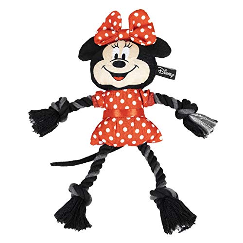 CERDÁ LIFE'S LITTLE MOMENTS - for Fan Pets | Minnie Mouse Hundespielzeug, Kuscheltier für Hunde mit Seil - Offizielle Disney Lizenz, Mehrfarbig von CERDÁ LIFE'S LITTLE MOMENTS