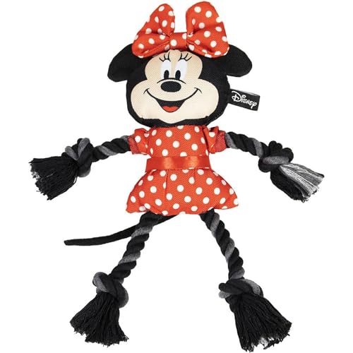 CERDÁ LIFE'S LITTLE MOMENTS - for Fan Pets | Minnie Mouse Hundespielzeug, Kuscheltier für Hunde mit Seil - Offizielle Disney Lizenz, Mehrfarbig von CERDÁ LIFE'S LITTLE MOMENTS