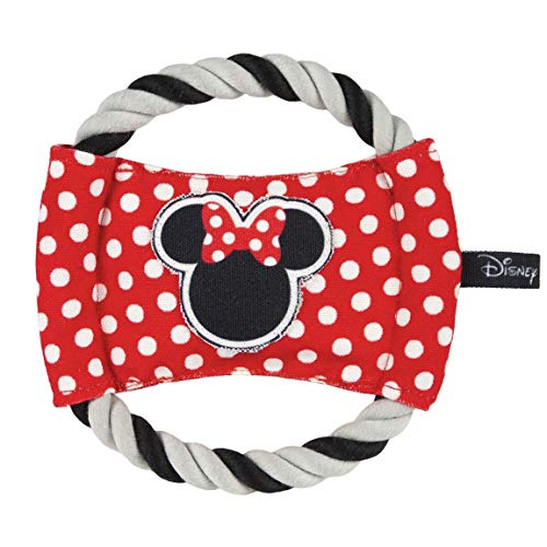 CERDÁ LIFE'S LITTLE MOMENTS - for Fan Pets | Minnie Mouse Hundespielzeug Seil Beißring - Offizielle Disney Lizenz, Mehrfarbig von CERDÁ LIFE'S LITTLE MOMENTS