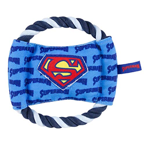 Cerdá - for Fan Pets | Superman Hundespielzeug Seil Beißring - Offizielle DC Comics® Lizenz von CERDÁ LIFE'S LITTLE MOMENTS