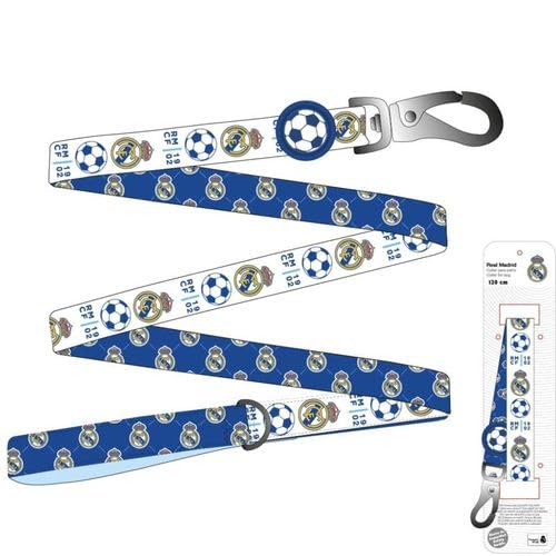Hundeleine von Real Madrid, Größe M, offizielles Design mit Wappen, Premium-Oberflächen – strapazierfähige Hundeleine von Real Madrid für mittelgroße Hunde, bequemer Spaziergang Hundeleine von Real Madrid, Größe M, offizielles Design mit Wappen, Premium-Oberflächen – strapazierfähige Hundeleine von Real Madrid für mittelgroße Hunde, bequemer Spaziergang von CERDÁ LIFE'S LITTLE MOMENTS