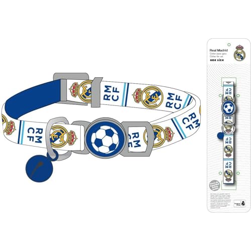Real Madrid Katzenhalsband, offizielle Größe, verstellbar, Sportzubehör, robust und elegant, für Fans von Madrid Real Madrid Katzenhalsband, offizielle Größe, verstellbar, Sportzubehör, robust und elegant, für Fans von Madrid von CERDÁ LIFE'S LITTLE MOMENTS