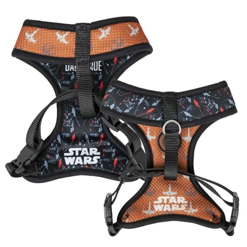 Star Wars Premium-Hundegeschirr, Größe XXS/XS, Schwarz und Orange, verstellbares Hundegeschirr, 100% Polyester, Originalprodukt, entworfen in Spanien Star Wars Premium-Hundegeschirr, Größe XXS/XS, Schwarz und Orange, verstellbares Hundegeschirr, 100% Polyester, Originalprodukt, entworfen in Spanien von CERDÁ LIFE'S LITTLE MOMENTS
