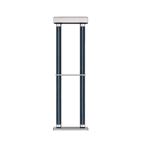 CESFRE Nano-Luftausströmer rechteckig 20 cm – 2 Reihen – mit Edelstahl-Basis & 4 m PVC-Schlauch – für Teichbelüftung, Aquakultur, Hydroponik, leise & effizient (2 Reihen,Länge 20cm) von CESFRE