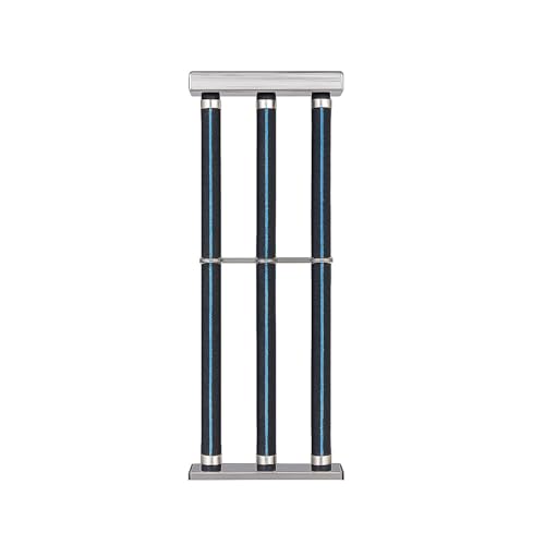 CESFRE Nano-Luftausströmer rechteckig 40 cm – 3 Reihen – mit Edelstahl-Basis & 4 m PVC-Schlauch – für Teichbelüftung, Aquakultur, Hydroponik, leise & effizient (3 Reihen,Länge 40cm) von CESFRE