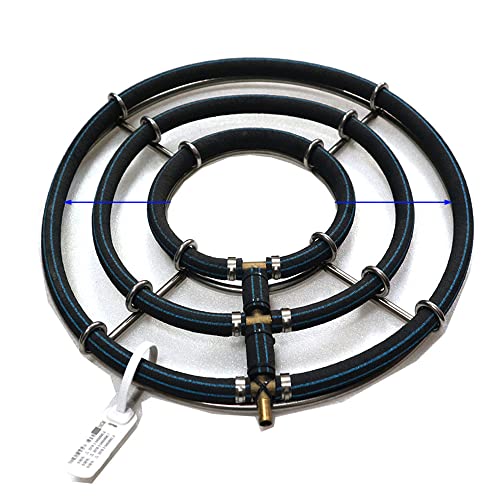 CESFRE Premium Kreis-Diffusor für Aquarien, Koiteich, Hydrokultur, Outdoor-See-Belüftungsring – Koi-Teich-Luftdiffusor gewichtet (Dreifachring/Durchmesser: 34 cm) von CESFRE