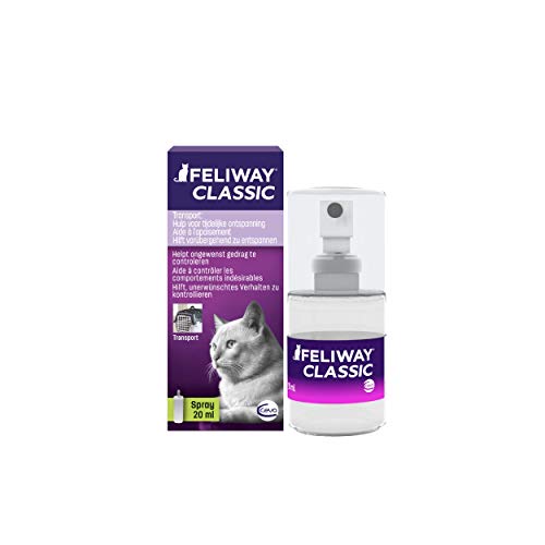 FELIWAY® Classic Spray 20 ml | Stressfreie Reise & Transport für Katzen von FELIWAY