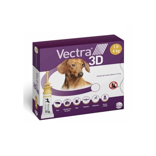 Vectra 3D für Hunde von 1,5 – 4 kg von CEVA
