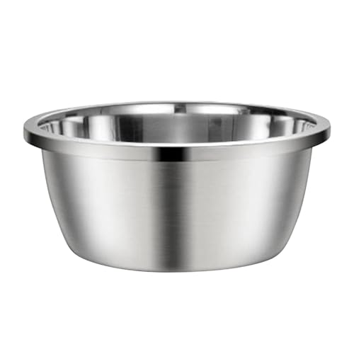 9.4 Inch Heavy - Duty Stainless Steel Dog and Cat Bowl Set - Replacement Feeder Bowls for Food and Water (Silver) von CEWIFO
