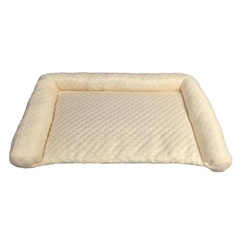 CEWIFO Hundebett mit Kühleffekt – Kühlmatte für Hunde, tragbare Kühlunterlage für Transportboxen, Zuhause, Camping & Outdoor (Light Yellow) von CEWIFO