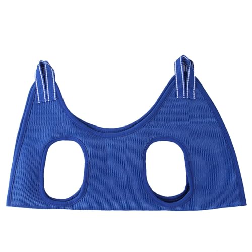 CEWIFO Hundepflege Hängematte – Haustier-Fellpflege-Geschirr für Katzen & Hunde, mit 2 S-Form-Haken, (Blau, L) von CEWIFO