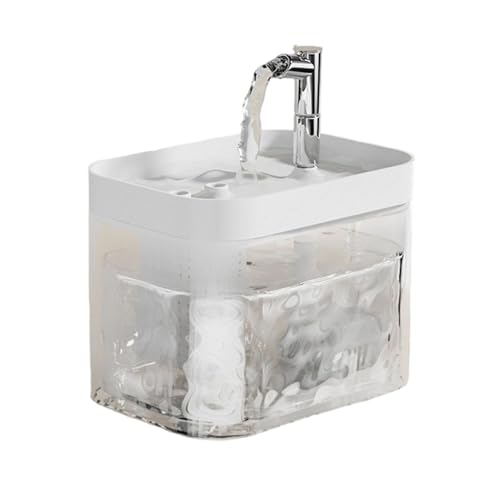 Fontaine à EAU Pour Chats – Pompe silencieuse, Filtration à Circulation automatique, Compatible Avec chiens & oiseaux (Pink2, 17x14x12.5cm) von CEWIFO