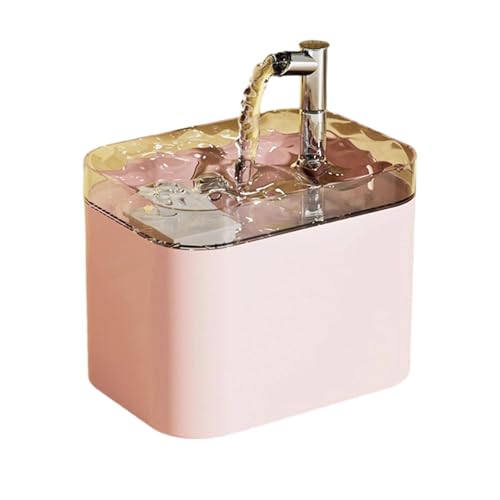 Fontaine à EAU Pour Chats – Pompe silencieuse, Filtration à Circulation automatique, Compatible Avec chiens & oiseaux (Pink4, 17x14x12.5cm) von CEWIFO