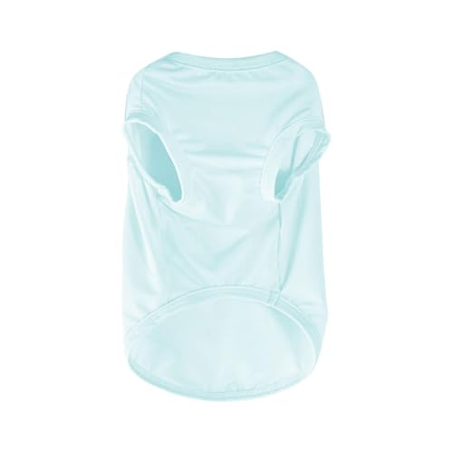 Hunde Sommer-Kühl-UV-Schutz-T-Shirt – atmungsaktives T-Shirt für kleine & mittelgroße Hunde (z.B. Chihuahua, Yorkie), auch für Katzen (Mint Green, XS) von CEWIFO