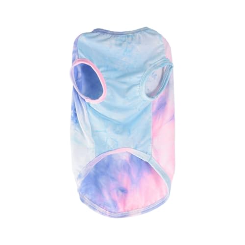 Hunde Sommer-Kühl-UV-Schutz-T-Shirt – atmungsaktives T-Shirt für kleine & mittelgroße Hunde (z.B. Chihuahua, Yorkie), auch für Katzen (Multicolour, M) von CEWIFO