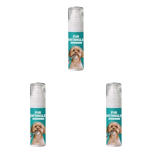 Hundeflocken- & Katzenstatikpflegesp Spray 100ml – Anti-statisch für Haare, pflegendes Spray für Hunde & Katzen (3) von CEWIFO