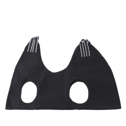 Hundepflege Hängematte – Haustier-Fellpflege-Geschirr für Katzen & Hunde, mit 2 S-Form-Haken, (schwarz, L) von CEWIFO