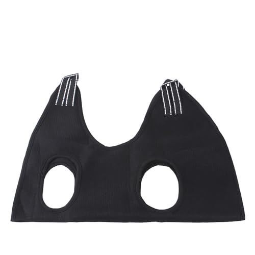 Hundepflege Hängematte – Haustier-Fellpflege-Geschirr für Katzen & Hunde, mit 2 S-Form-Haken, (schwarz, S) von CEWIFO