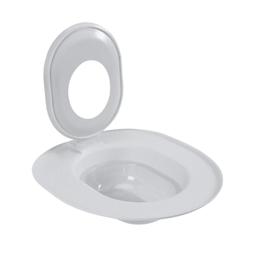 Katzen-Toiletten-Trainingssystem – wiederverwendbarer, Rutschfester Trainingskit mit Silikonrand, hundefreundlich (Grey) von CEWIFO