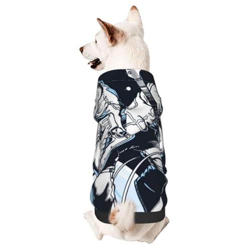 Astronauten-Wintermantel mit Kapuze, für kleine Hunde, Haustier-Kapuzenpullover, Katzenbekleidung von CFAN