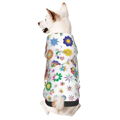 Erstaunlicher Kapuzenpullover mit Blumenblüten und Blumen, für Welpen, Herbst, Winter, Haustierkleidung für Hund und Katze Erstaunlicher Kapuzenpullover mit Blumenblüten und Blumen, für Welpen, Herbst, Winter, Haustierkleidung für Hund und Katze von CFAN