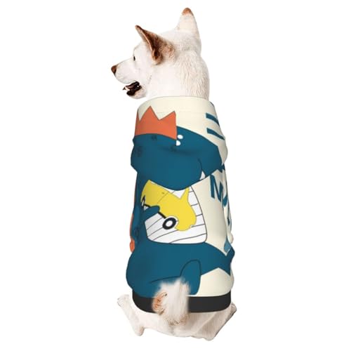 Hunde-Kapuzenpullover mit niedlichem Dinosaurier-Muster, Hundekleidung für Welpen, Kätzchen, kleine, mittelgroße Hunde, Katzen von CFAN