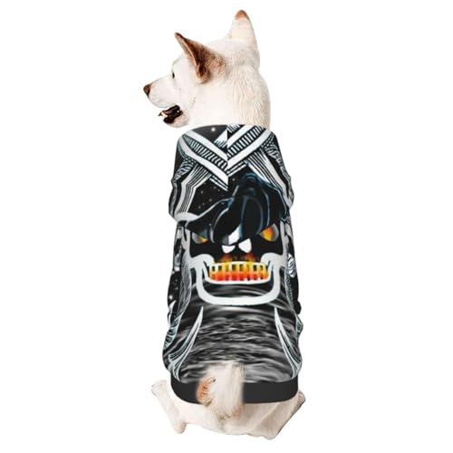 Hunde-Wintermantel mit Kapuze, Anker mit Totenkopf, Hundekleidung für kleine Hunde, Haustier-Kapuzenpullover, Katzenbekleidung Hunde-Wintermantel mit Kapuze, Anker mit Totenkopf, Hundekleidung für kleine Hunde, Haustier-Kapuzenpullover, Katzenbekleidung von CFAN