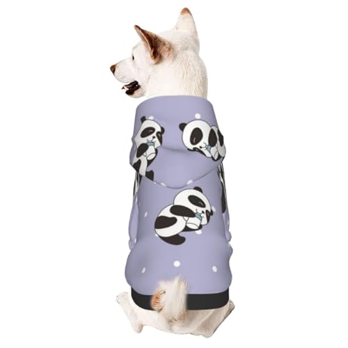 Hunde-Wintermantel mit Kapuze, Hundekleidung für kleine Hunde, Haustier-Kapuzenpullover, Katzenbekleidung von CFAN