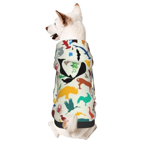Hundepullover mit Tiermuster, für den Winter, Welpen, Haustier-Sweatshirt, Kleidung für kleine und mittelgroße Hunde Hundepullover mit Tiermuster, für den Winter, Welpen, Haustier-Sweatshirt, Kleidung für kleine und mittelgroße Hunde von CFAN